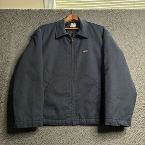 Dickies Jacket Mens Large Insulated Eisenhower Coat Quilted Detroit Mechanic